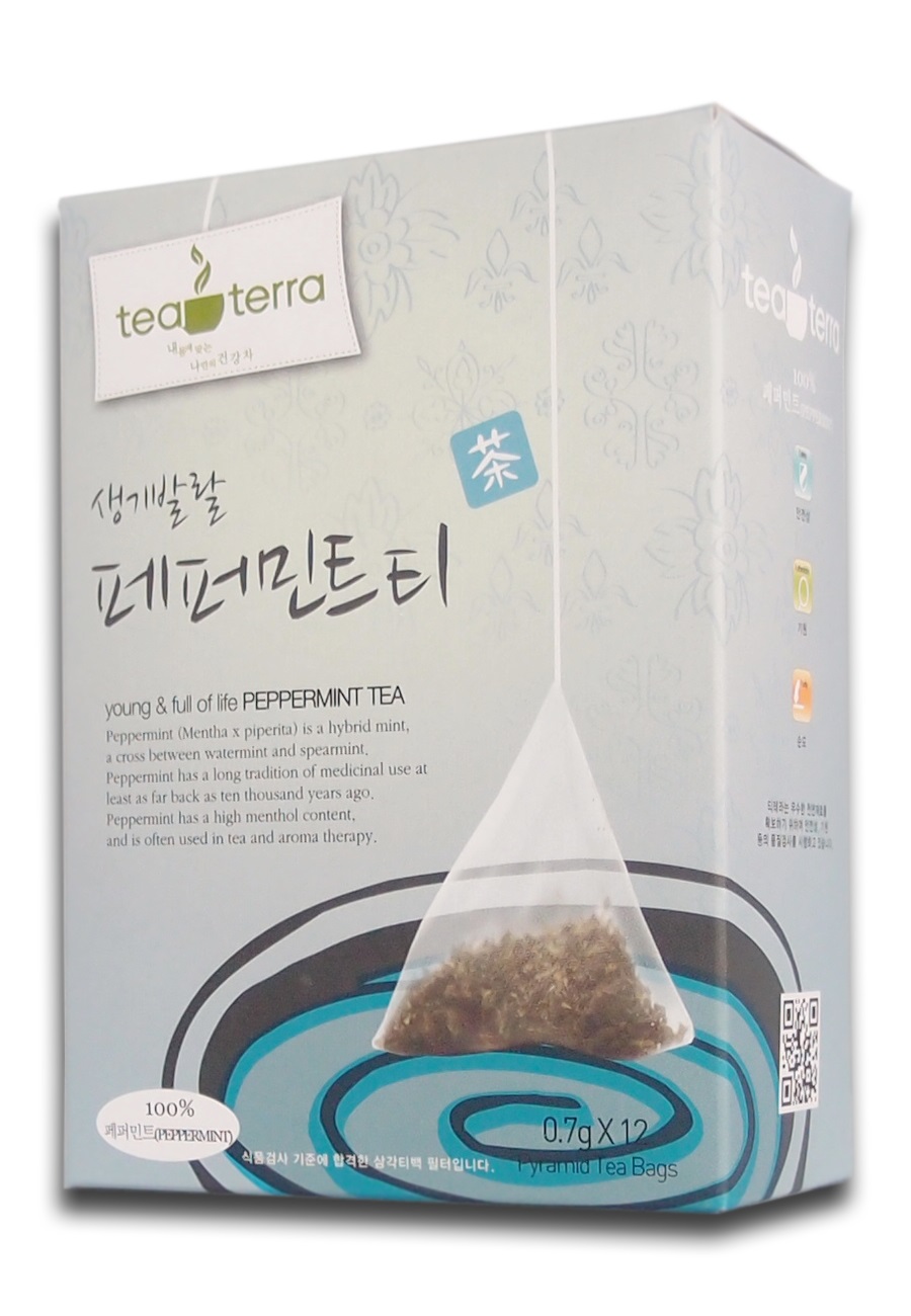 Young and full of life PEPPERMINT TEA Made in Korea